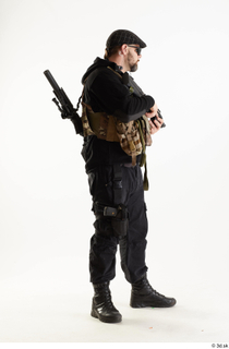 Arthur Fuller Sniper with Guns aiming gun standing whole body…
